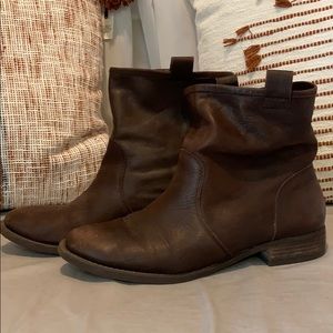 Sole Society brown leather booties - Natsha Bootie